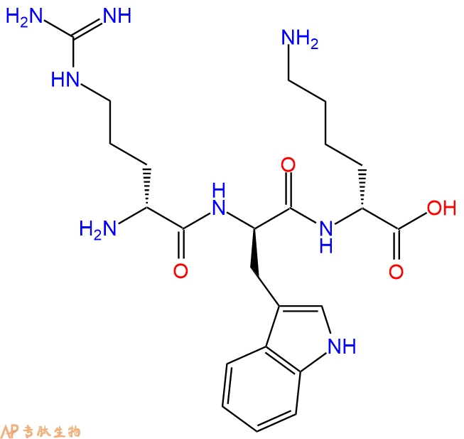專肽生物產品H2N-DArg-DTrp-DLys-COOH