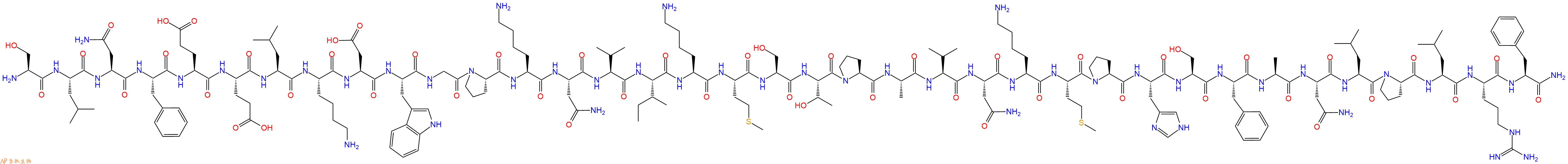 專肽生物產(chǎn)品S-37-F-NH?, NPSF381006-66-2