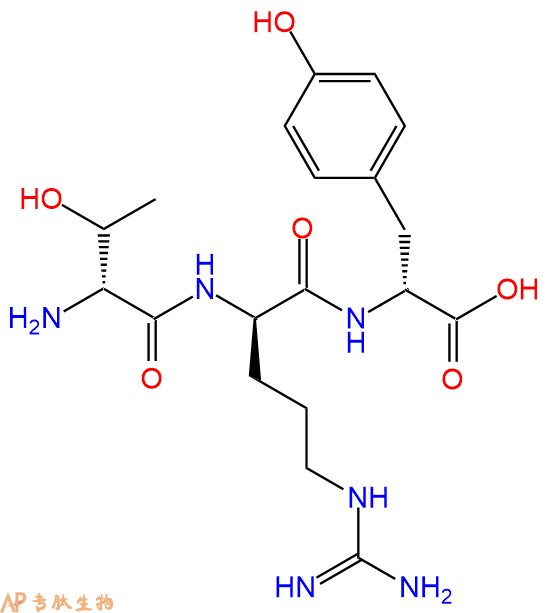 專肽生物產(chǎn)品H2N-DThr-DArg-DTyr-COOH