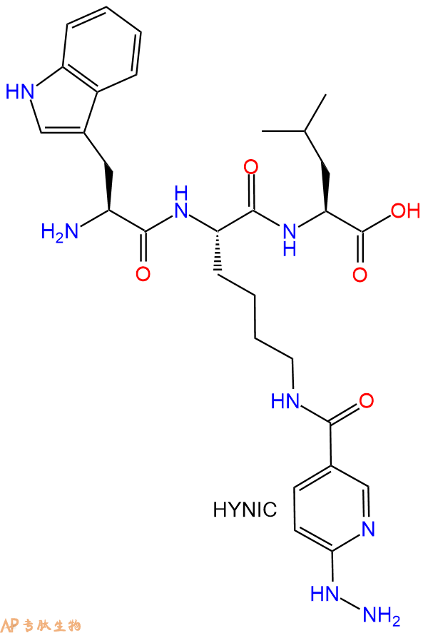專肽生物產(chǎn)品H2N-Trp-Lys(HYNIC)-Leu-COOH