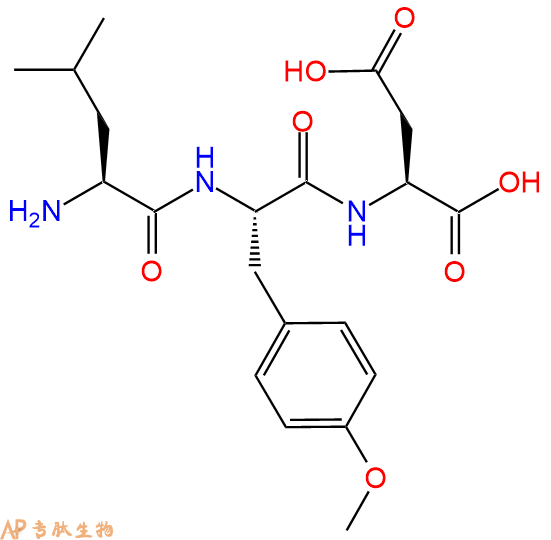 專肽生物產(chǎn)品H2N-Leu-Tyr(OMe)-Asp-COOH