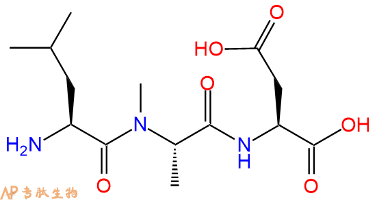 專肽生物產(chǎn)品H2N-Leu-(NMe)Ala-Asp-COOH
