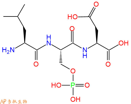 專肽生物產(chǎn)品H2N-Leu-Ser(PO3H2)-Asp-COOH