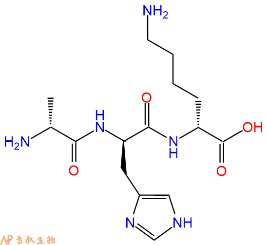專肽生物產品H2N-DAla-DHis-DLys-COOH