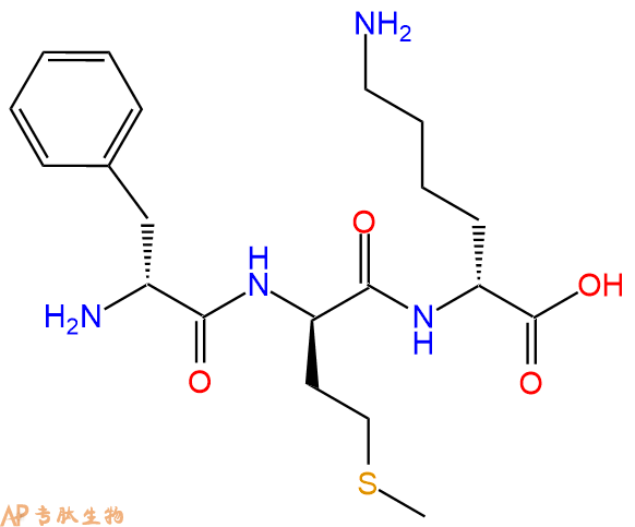 專肽生物產(chǎn)品H2N-DPhe-DMet-DLys-COOH