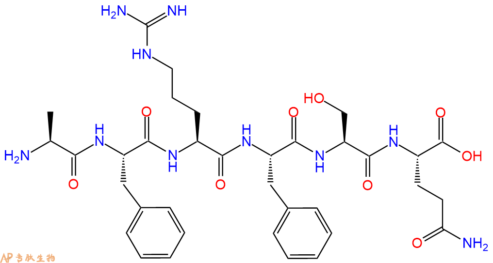 專肽生物產(chǎn)品激肽釋放酶（KLK）底物, Kallikrein 6 substrate的無(wú)標(biāo)記肽段