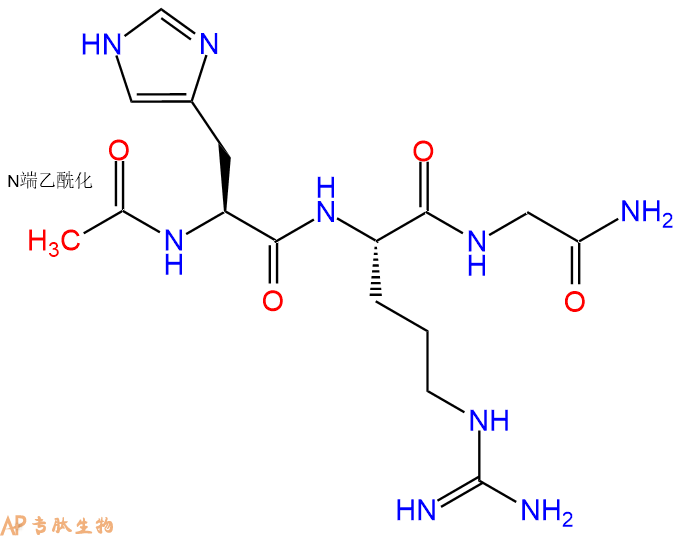 專肽生物產(chǎn)品Ac-His-Arg-Gly-NH2