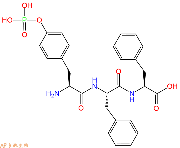 專肽生物產(chǎn)品H2N-Tyr(PO3H2)-Phe-Phe-COOH