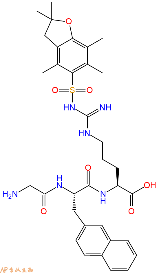 專肽生物產(chǎn)品H2N-Gly-Nal-Arg(Pbf)-COOH