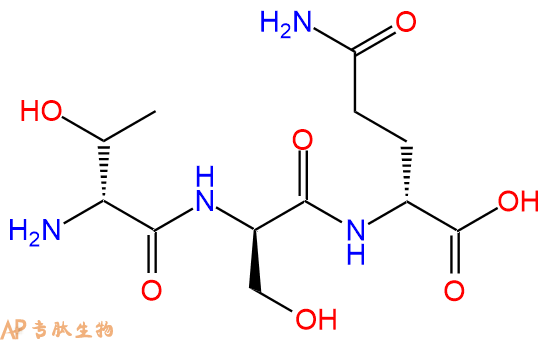 專肽生物產(chǎn)品H2N-DThr-DSer-DGln-COOH