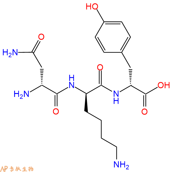 專肽生物產(chǎn)品H2N-DAsn-DLys-DTyr-COOH