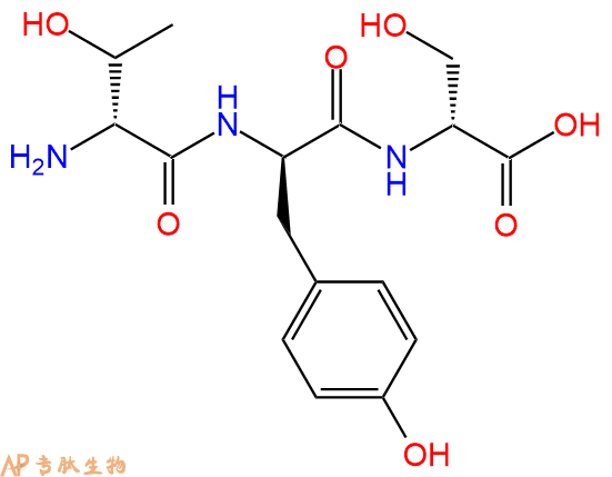 專肽生物產品H2N-DThr-DTyr-DSer-COOH