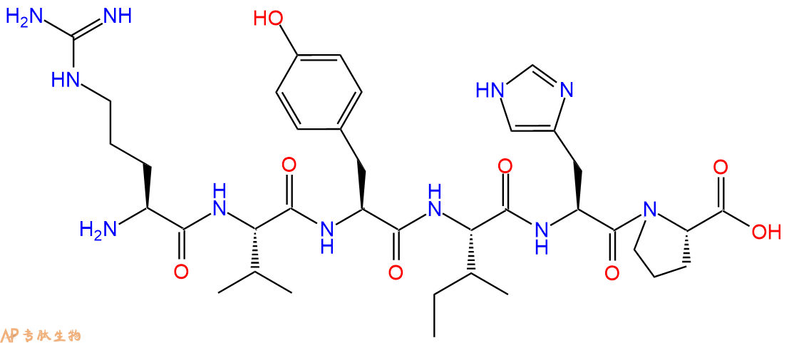 專肽生物產(chǎn)品血管緊張素I / II（2-7）、Angiotensin 1/2 (2-7)