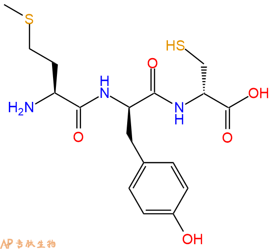 專肽生物產(chǎn)品H2N-Met-DTyr-DCys-COOH