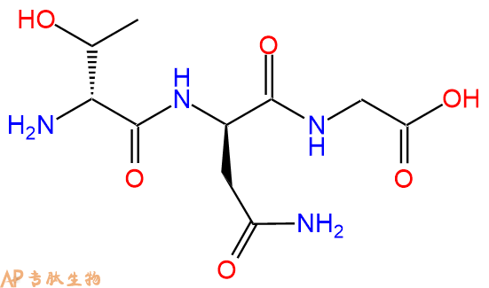 專肽生物產(chǎn)品H2N-DThr-DAsn-Gly-COOH