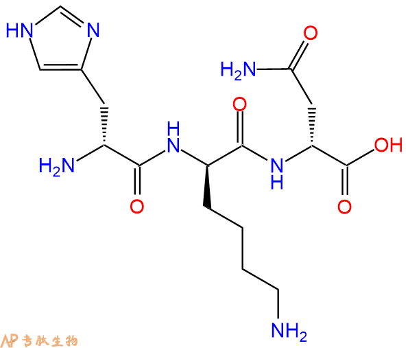 專肽生物產(chǎn)品H2N-DHis-DLys-DAsn-COOH