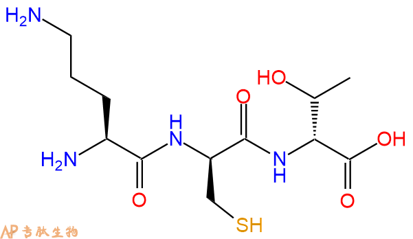 專(zhuān)肽生物產(chǎn)品H2N-Orn-DCys-DThr-COOH