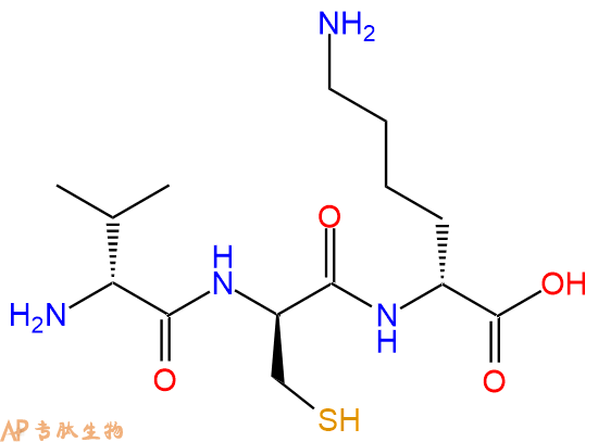 專肽生物產(chǎn)品H2N-DVal-DCys-DLys-COOH