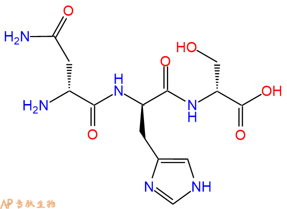 專肽生物產(chǎn)品H2N-DAsn-DHis-DSer-OH