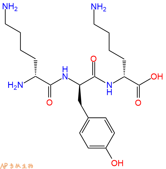 專肽生物產(chǎn)品H2N-DLys-DTyr-DLys-OH