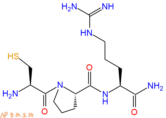 專肽生物產(chǎn)品H2N-Cys-Pro-Arg-NH2