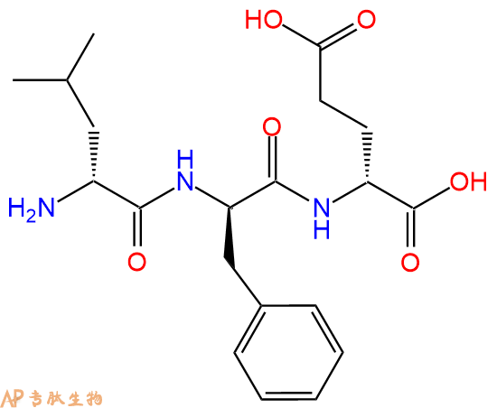 專肽生物產品H2N-DLeu-DPhe-DGlu-OH