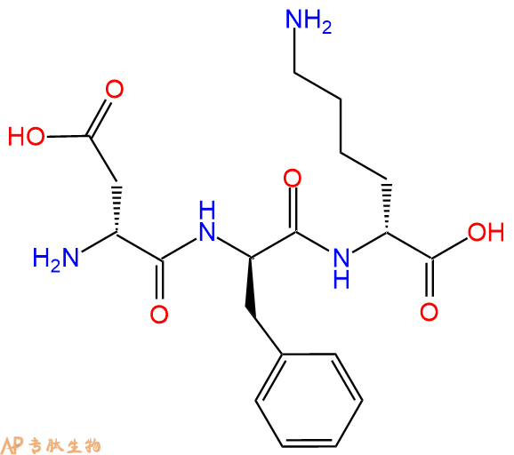 專肽生物產(chǎn)品H2N-DAsp-DPhe-DLys-OH