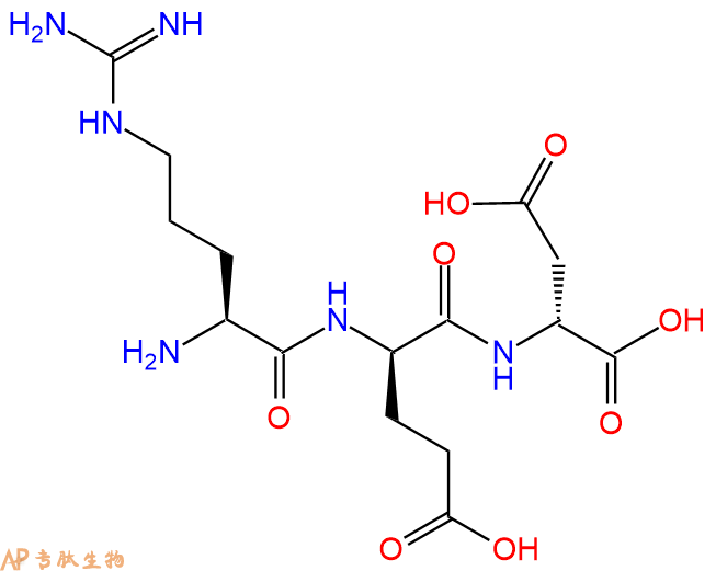 專肽生物產(chǎn)品H2N-Arg-DGlu-DAsp-OH