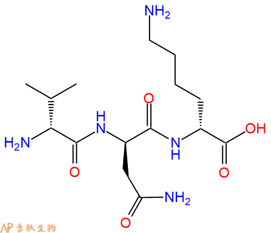 專肽生物產(chǎn)品H2N-DVal-DAsn-DLys-OH