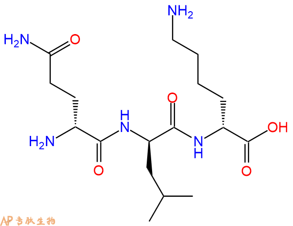 專肽生物產(chǎn)品H2N-DGln-DLeu-DLys-OH