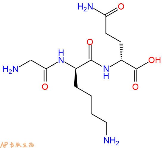 專肽生物產品H2N-Gly-DLys-DGln-OH