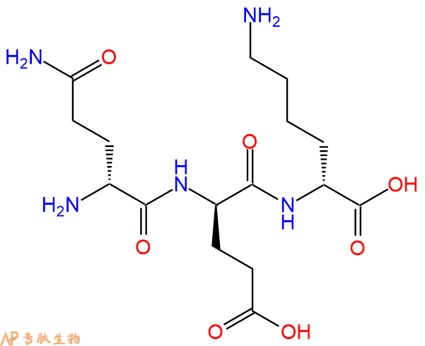 專肽生物產(chǎn)品H2N-DGln-DGlu-DLys-OH
