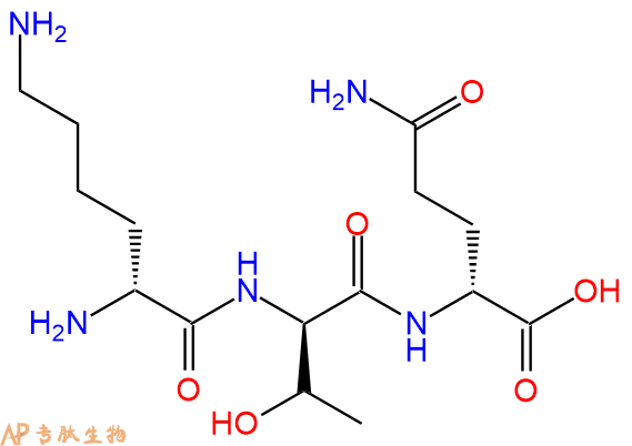 專肽生物產(chǎn)品H2N-DLys-DThr-DGln-OH