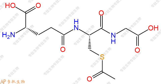 專肽生物產(chǎn)品S-乙酰-L-谷胱甘肽、S-Acetyl-L-glutathione、γGlu-S-Acetyl-L-Cys-Gly-OH3054-47-5