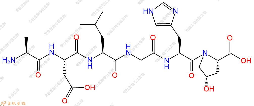 專肽生物產(chǎn)品六肽ADLGH-Hyp