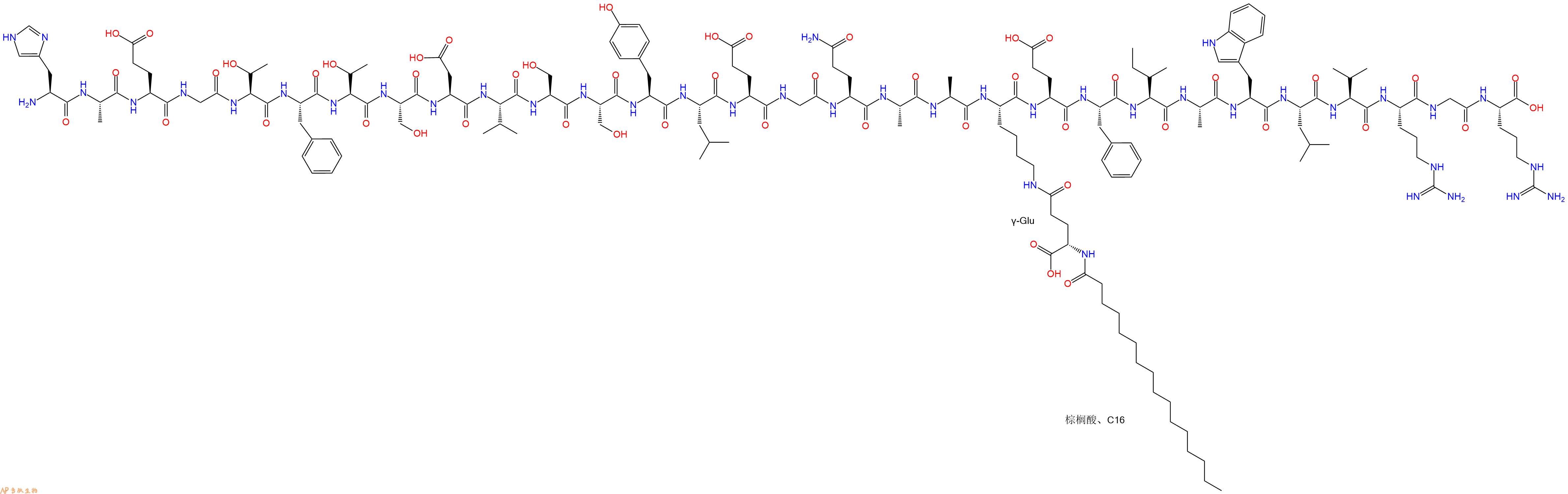 專肽生物產(chǎn)品(Des-Gly³¹)-Liraglutide