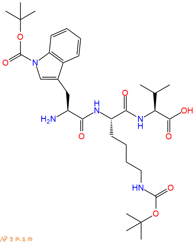 專肽生物產(chǎn)品H2N-Trp(Boc)-Lys(Boc)-Val-OH